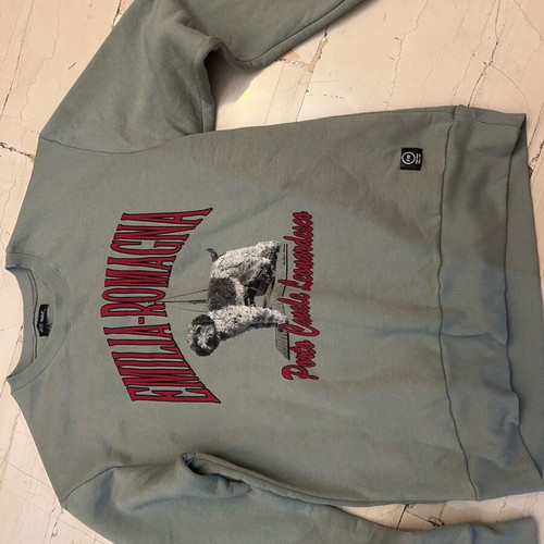 Sweatshirt new, brown and green, size L