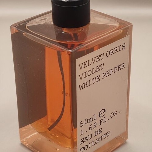 Korres Velvet Orris Violet White Pepper Eau de Toilette 50ml used