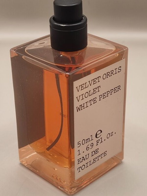 Korres Velvet Orris Violet White Pepper Eau de Toilette 50ml used