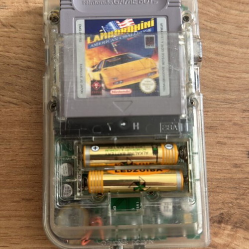 Nintendo Game Boy Pocket used with horizontal lines on screen