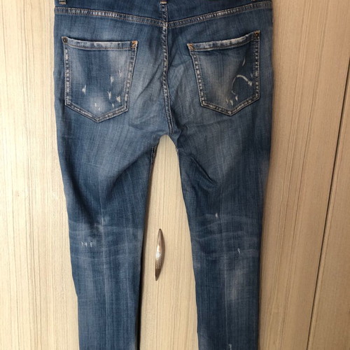 Dsquared blue distressed slim jeans size 42 large used