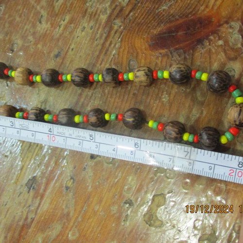 Woodstock 1969 hippie necklace used with leather bracelet gift