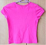  Καλοκαιρινή μπλούζα για κορίτσι 9-11 ετών χρώμα φούξια σε άριστη κατάσταση