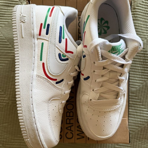Nike Af1 Impact GS white athletic shoes like new size 38.5