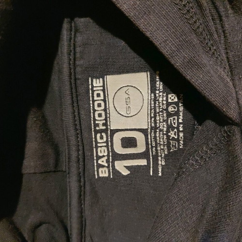 GSA kids hoodie gray like new, size 140 cm