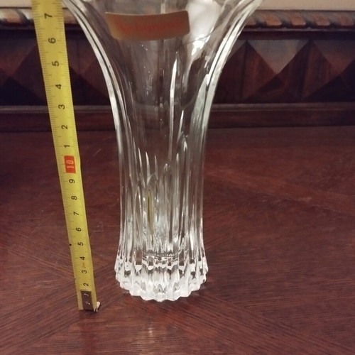 Nachtmann crystal vase Saphir series 18cm like new