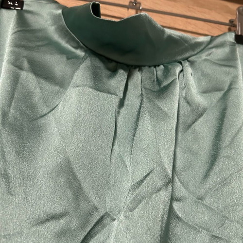 Dress satin maxi turquoise like new