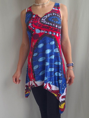 Desigual x Cirque Du Soleil women's tunic blouse size S used