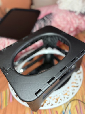 Foldable Portable Toilet Seat for Camping, Like New, Black