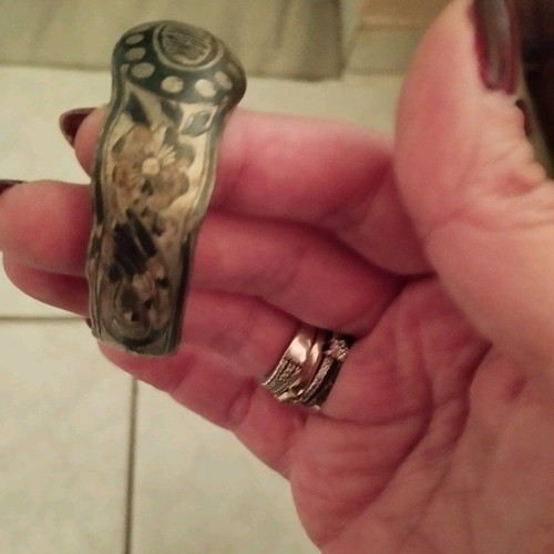 Silver vintage bracelet from Turkey used
