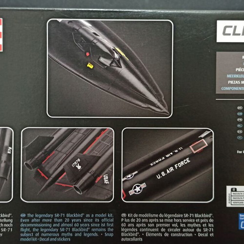 Revell SR-71 Blackbird model 1:110 new, Easy Click System