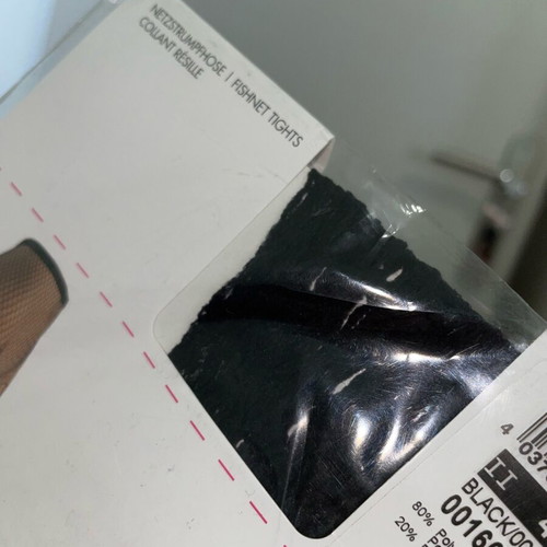 Fishnet tights black new size M