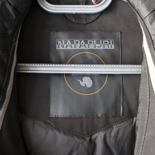 Napapijri hooded bomber jacket XL, black