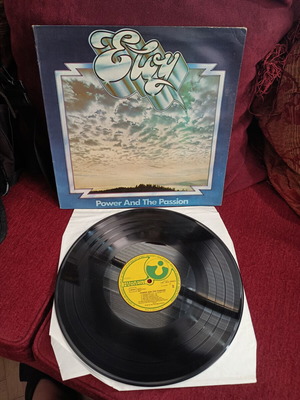 Eloy Power And The Passion vinyl record, Greek pressing