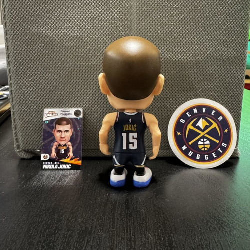Nikola Jokic figure NBA with card and team sticker new