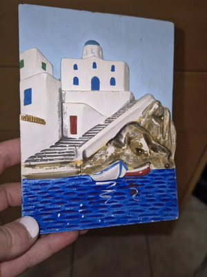 Handmade decorative wall art like new