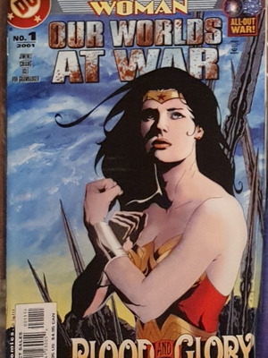 Wonder Woman Our Worlds At War κόμικ μεταχειρισμένο, αγγλικά
