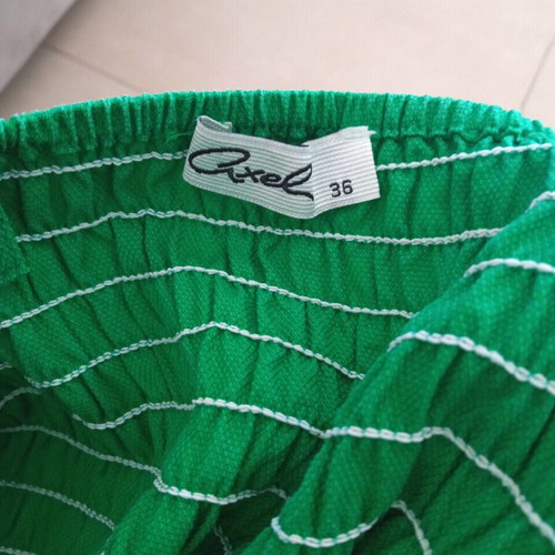 Axel dress used green with wide straps