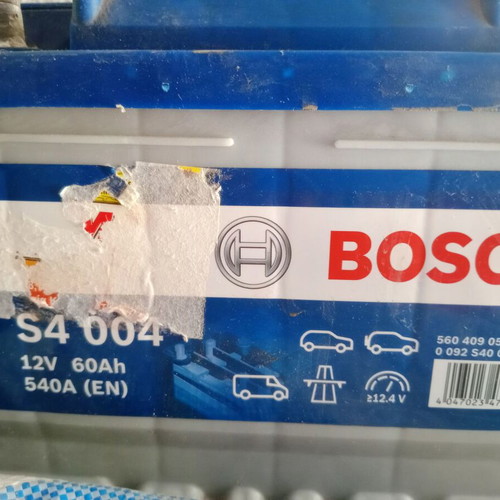 Bosch car battery like new