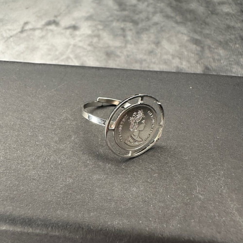 Queen Elizabeth stainless ring new handmade