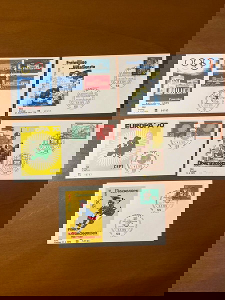 5 Γερμανικά FDC 1 ευρώ όλα μαζί