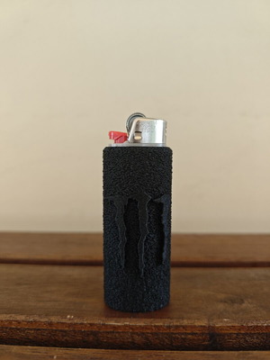 BIC Lighter Case like new, 3D print with Monster logo, PLA plastic