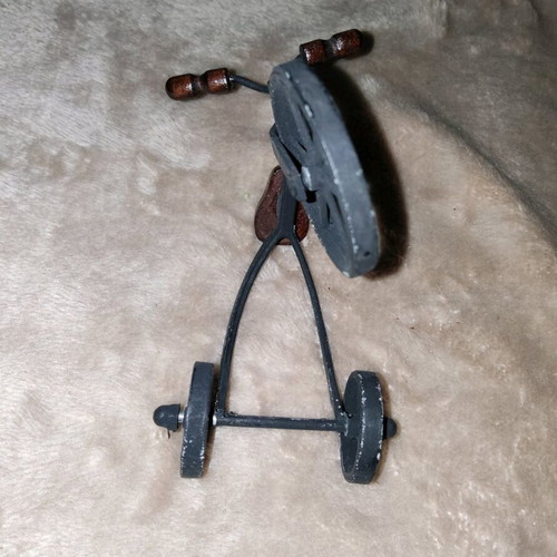 Miniature bicycle about 9cm tall like new