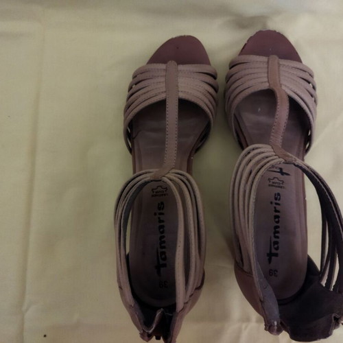 Anatomic Tamaris sandals like new, beige brown, sizes 37.5-38.5