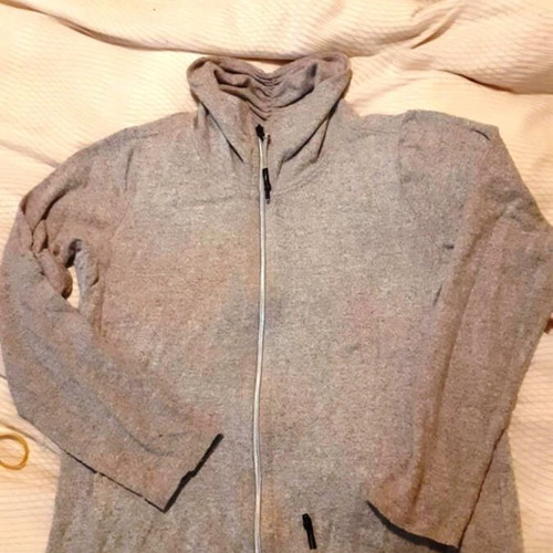Cecil women's knitted cardigan grey melange like new, size M