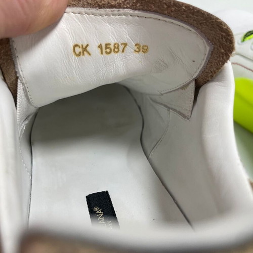 Dolce & Gabbana Portofino leather sneakers like new, white, size 38