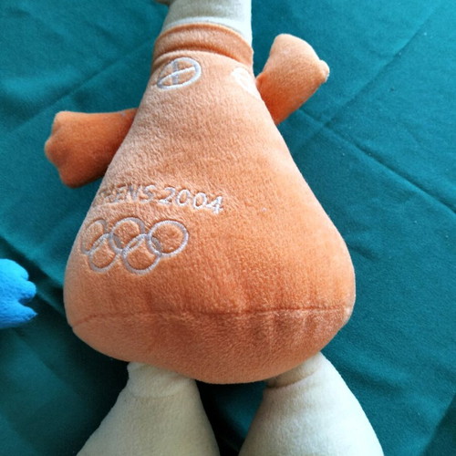 Phoebus and Athena plush toys Athens 2004 like new, set of 2