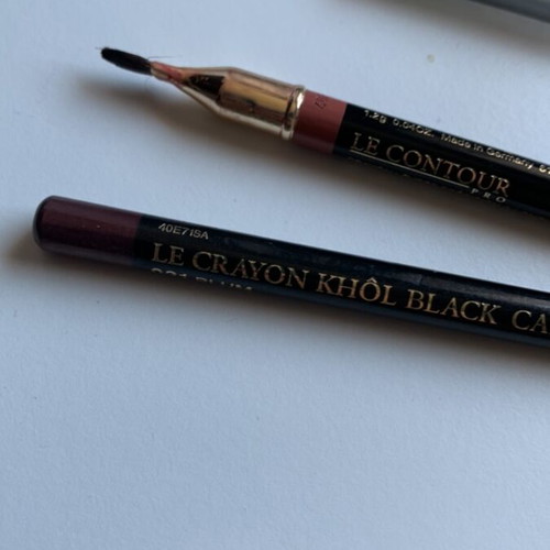 Lancôme lip and eye pencils used, set of three
