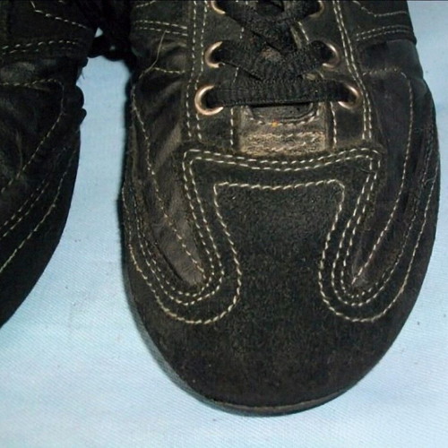 SW3 vintage women's sneakers like new, sports style, leather and suede