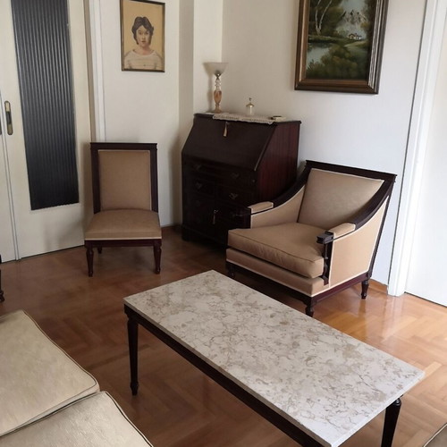 Louis XVI style classic living room set, like new, solid beech wood