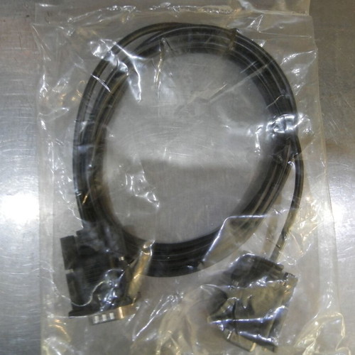Cable Serial 9 Pin M-F Black Vintage for Retro PC Like New