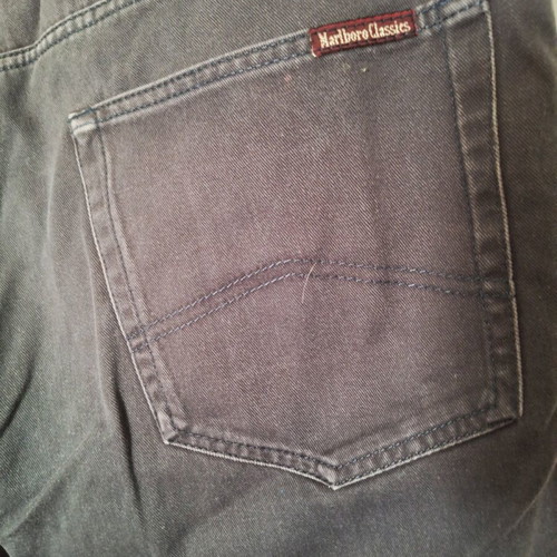 Marlboro Classics men's five-pocket pants used, gray, size L
