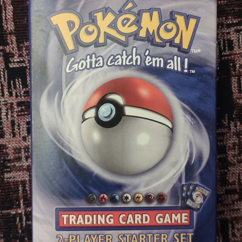Pokemon Trading Card Game Base 2-Player Starter Set 1999 UK Edition like new