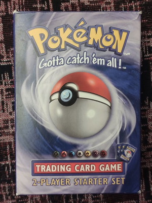 Pokemon Trading Card Game Base 2-Player Starter Set 1999 UK Edition like new