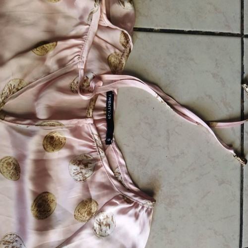 Twenty 29 pink satin blouse like new, size Small