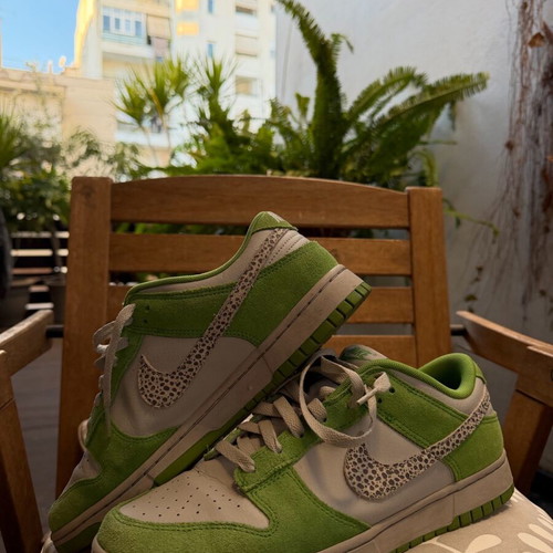 Nike Dunk Low AS Men's Sneakers like new, size 43, white and green
