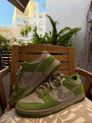 Nike Dunk Low AS Men's Sneakers like new, size 43, white and green