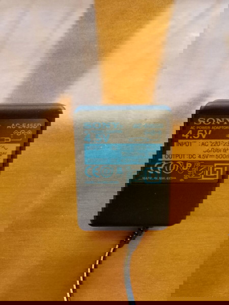 SONY AC-E455D 4.5v μετασχηματιστής ρευματος για φορητά CD player