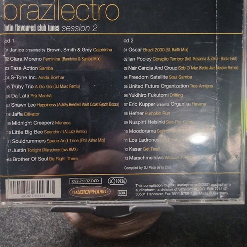 Brazilectro Latin Flavoured Club Tunes Session 2 CD used