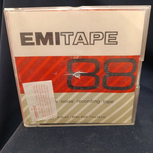 Emitape 7-inch audio tape like new, 60s-70s, 366 meters