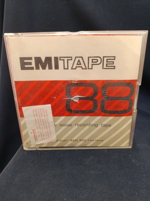Emitape 7-inch audio tape like new, 60s-70s, 366 meters