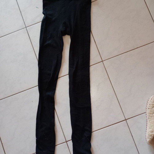 Thermal leggings used, black, sizes S and M