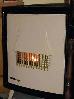 Olsberg Vintage Oil Heater like new, mid-century modern design