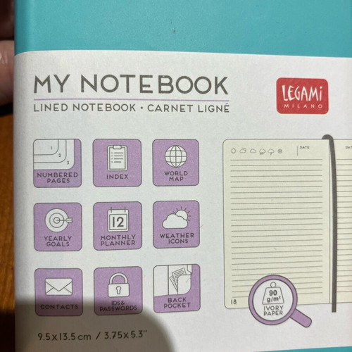 Notebook Legami new