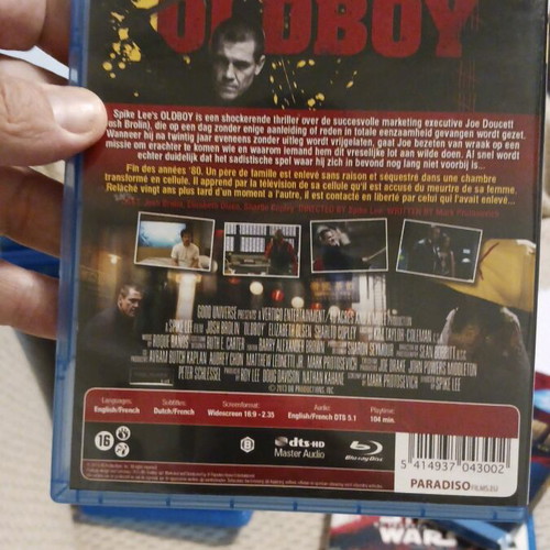 Blue Ray Old Boy used, English and German