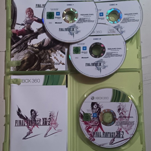 Final Fantasy XIII & XIII-2 Xbox 360 games set, like new